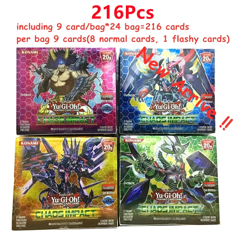 216pcs/set Yu Gi Oh Game Cards Classic Carton YuGiOh Anime Yu Gi Oh English Play - £20.28 GBP+