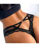 Sexy Lace Thong Women Low Waist Panties Transparent Underwear Briefs Lin... - €12,05 EUR
