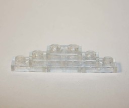 USA Minifigure Toy Clear Transparent 1X2 Set Of 6 Brick Pieces - £3.94 GBP