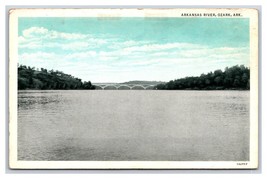 Arkansas River View Ozark AR UNP WB Postcard H24 - £2.29 GBP