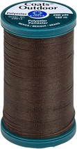 Coats Outdoor Living Thread Mini King Spool 200yd-Dark Brown D71-50 - $17.85