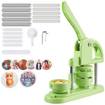 VEVOR Button Maker Machine, 2.28 in, Plastic Pin Maker with 100pcs Butto... - €36,83 EUR