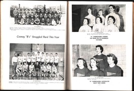 Oconomowoc WI High School Yearbook 1957 Reflections Wisconsin nostalgic - $43.75