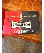NEW BOX of 10 Vintage Original CHAMPION # RN6 / RN-6 Spark Plugs Static ... - $536.98 MXN