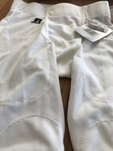 youth practice pant white russell small - $15.83
