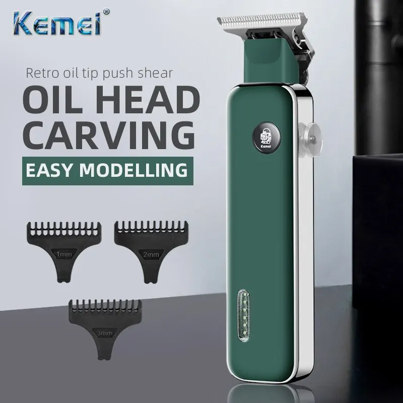 Kemei-5098 USB Electric Hair Clippers Trimmers Cordless Rechargeable Hair Cutter - £25.57 GBP