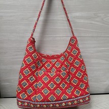 Vera Bradley Single Handle Small Red Molly Purse Tote Handbag Pre-owned - $13.50