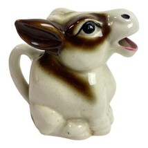 Vintage Small 2.5&quot; H Porcelain Cow Creamer Farmhouse - £10.98 GBP