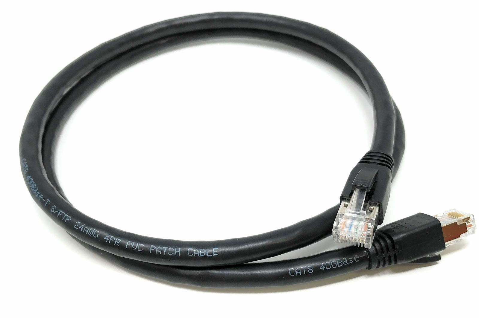 RiteAV - Cat8 Network Ethernet Cable - Black - 0.5ft - $24.50