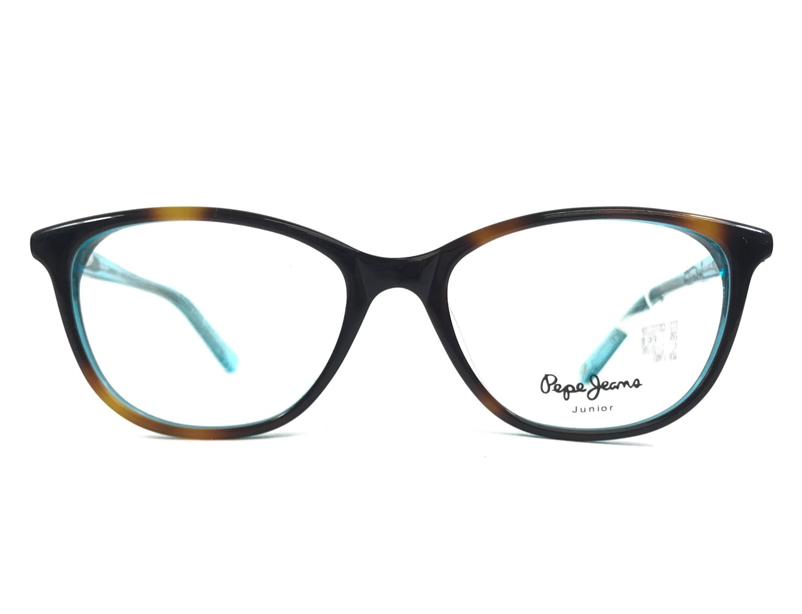 Pepe Jeans Girls Eyeglasses Frames Tesla PJ4031 C7 Brown Tortoise Blue 4... - $49.49