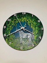 hand painted wall clock - $31.99
