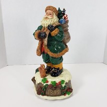 Home For The Holidays Visions of Santa 1839 Musical Figurine by May Dept Company - £30.76 GBP