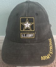 US ARMY Licensed Hat Military Cap Army Strong. Color:Charcoal - $15.00