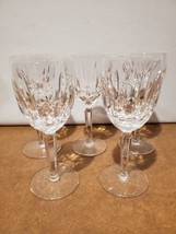 Set Of 5 WATERFORD Crystal KILDARE 6.5&quot; Claret Wine Glasses Plain Base - $98.99