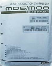Yamaha MO6 MO8 Music Synthesizer Original Overall Circuit Diagrams / Schematics - £38.94 GBP