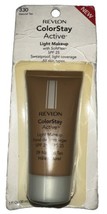 Revlon ColorStay Active Light Makeup SoftFlex #330 Natural Tan Sealed/ See Pics - £39.56 GBP