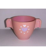 Fisher Price Fun w/Food Pink Sugar Bowl #2009 Tea Tray Set 80s - £3.89 GBP