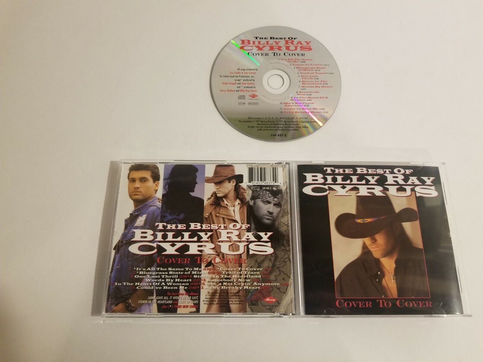 Primary image for Cover To Cover (Best Of) by Billy Ray Cyrus (CD, 1997, Mercury)