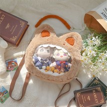 Bear Transparent Lolita Crossbody Bags For Women JK Casual Handbag Tote ... - £65.36 GBP