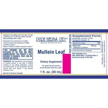 Pure Herbs: Mullein Leaf - 1 oz. (Natural Herbal Extracts) image 2