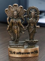 Laxmi Vishnu Idol Lakshmi Vishnu Statue Murti 6.5 cm Height Energized - £9.58 GBP