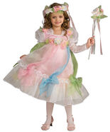 Diva Sweet Mayflower Princess Posh Deluxe Dress/Petticoat, Headpiece/Wand Rubies - £31.96 GBP