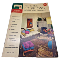 Vintage How to Make Cushions Pillows and Bolsters 1962 Singer Sewing Lib... - $225.09 MXN