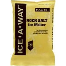 Ice-a-way 49200 Halite Rock Salt Ice Melter, 25 Lb - $67.76 CAD