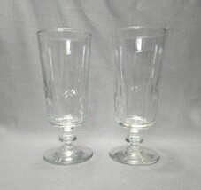 Vintage Libbey Rock Sharpe Fleur de Lis Wine Water Goblets Iced Tea Glas... - $11.88
