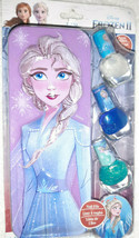 Frozen ii - 2 Girls&#39; 3-pack Peelable Nail Polish &amp; Pencil Tin Set  SEALED - £10.06 GBP