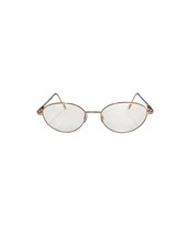 Catherine Deneuve Eyeglass Frames Gold Oval Elegant CD186 SBRN 52 18 138 - $19.56