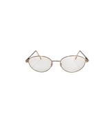 Catherine Deneuve Eyeglass Frames Gold Oval Elegant CD186 SBRN 52 18 138 - $359.95 MXN