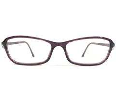 Silhouette Eyeglasses Frames SPX 1512 40 6055 Purple Rectangular 53-15-130 - £73.23 GBP
