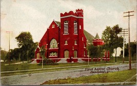 First Baptist Church Shenandoah Iowa Postcard PC408 - £3.84 GBP