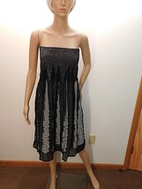 LAPIS Anthropologie Convertible Tube Dress Skirt BOHO One Size Black/Whi... - $49.95