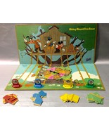 Walt Disney&#39;s Mickey Mouse&#39;s Tree House Game ~ Vintage 1976 ~ Not Complete - £6.24 GBP