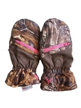 Women&#39;s Hot Shot Realtree Camo Winter Mittens Pink Camouflage Hunting Sz... - £11.36 GBP