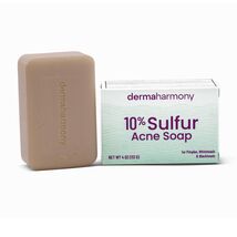10% Sulfur Soap - DermaHarmony 4oz - (Made in USA) - 1 Bar (Carton) - $7.67