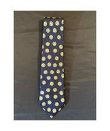 Jim Thompson 100% Thai Silk Tie – Navy Geom Wicker Ball Pattern – Luxury... - $404.76 MXN