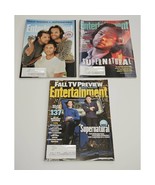 3 Supernatural Entertainment Weekly Magazine Lot 1546 1431 1587 Padaleck... - £22.26 GBP