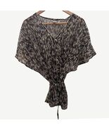 Converse One Star, Sheer Kimono Style, Belted, Black &amp; Gray, Size M - $8.99