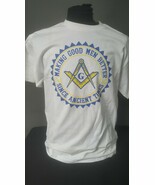 Masonic Freemasonry Masonic Short Sleeve T-Shirt Large I see everything - $373.17 MXN