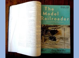 1938 Vintage Original Full Year Bound Model Railroader Vol 5 Train Rr Railroad - £136.46 GBP