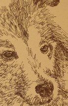 Shetland Sheepdog Dog Art Print #66 Stephen Kline adds dogs name free. S... - £39.52 GBP