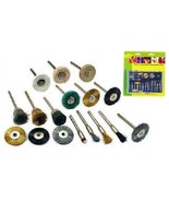 17 piece Rotary Tool Set, Cleaning Brushes - £11.80 GBP