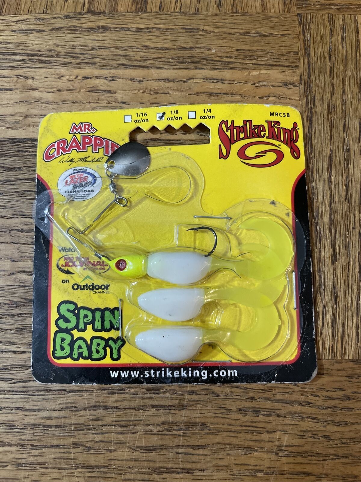 Primary image for Strike King Mr. Crappie Spin Baby Hook 1/8 Oz-RARE-NEW-SHIPS N 24 HOURS