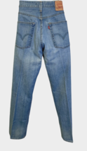Levi&#39;s Mens 569 Loose Straight Fit Distressed Jeans Size W32 L36 Blue Boot Leg - £12.53 GBP
