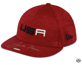 Justin Thomas PGA Autographed 2023 Ryder Cup Sunday Red Hat UDA - £561.35 GBP