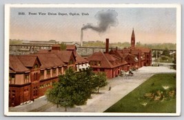 Ogden Utah Front View Union Depot Postcard M22 - £6.91 GBP