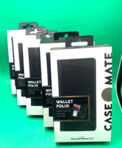 2 PACK Case-Mate Wallet Credit Card Folio Leather Case for iPhone 11 Pro (5.8") - $11.29